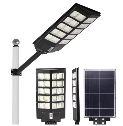 Solar Led Street Lamp Motion Sensor Streetlight Abs Waterproof Ip65 ...